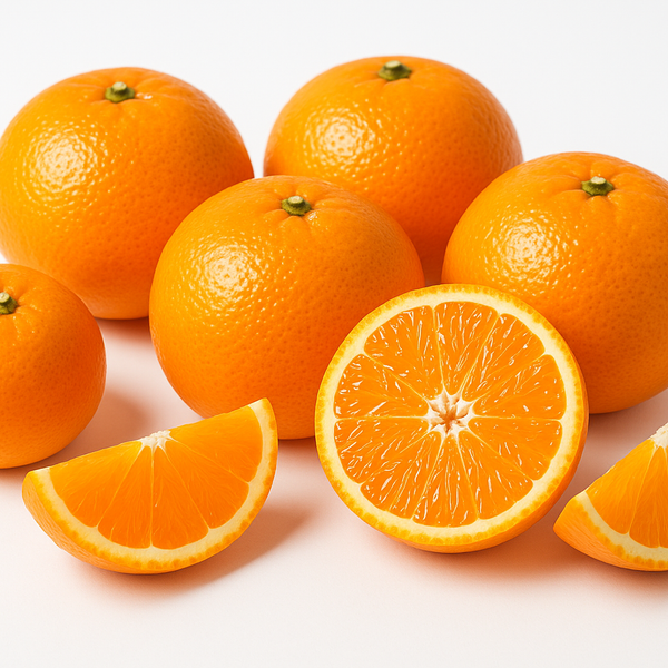 Murcott Oranges, white back ground, ecommerce use, 1:1 ratio