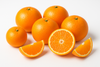 Murcott Oranges, white back ground, ecommerce use, 1:1 ratio