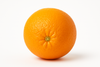 navel orange, white background, ecommerce, 1:1 ratio